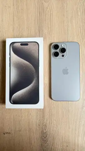 Iphone 15 promax 512 inter natural titanium