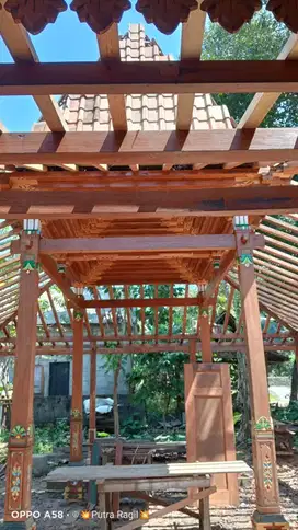 Joglo soko 15x15 lawasan antikan