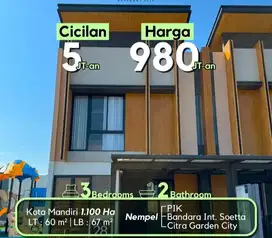 Rumah mewah 2 lantai dekat PIK dan bandara soetta