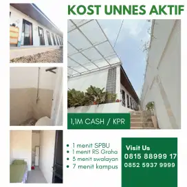 Kost modern full terisi dekat kampus unnes dijual cepat