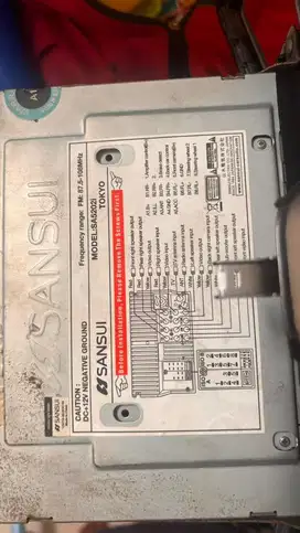 sansui head unit