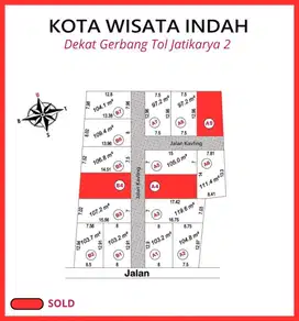 Tanah Kavling Dekat Rs Mitra Keluarga Cibubur , SHM Pecah