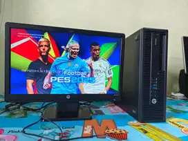 sepaket Mini PC dan monitor HP AMD Pro ram ddr4 SSD 256gb game GTA V