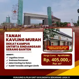 Investasi Kavling Strategis DI SERANG  = Passive Income Tiap Bulan