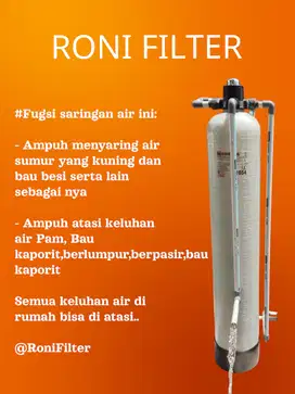 Saringan air sepaket / penjernih air rumhan