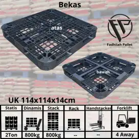 Jual pallet plastik second dan palet plastik baru murah
