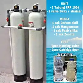 Saringan air filter penjernih air sepaket, atasi semua keluhan air