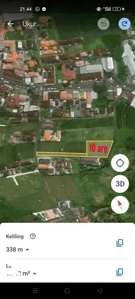 DIJUAL TANAH MURAH LINGKUNGAN VILLA CANGGU BERAWA BALI