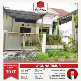 DISEWAKAN CEPAT BUTUH UANG RUMAH BAGUS SIAP HUNI WIGUNA TIMUR