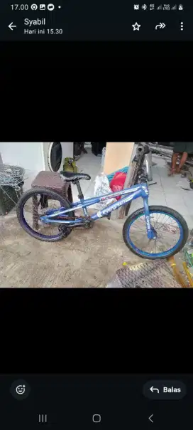 Jual sepeda ukuran 20 rem torpedo  kondisi bagus tingal gowes