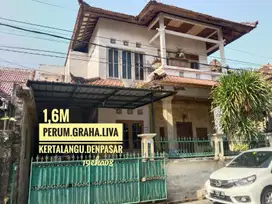 Jual Rumah besar 5 kamar Perum Graha Liva Biuang kertalangu sanur bali