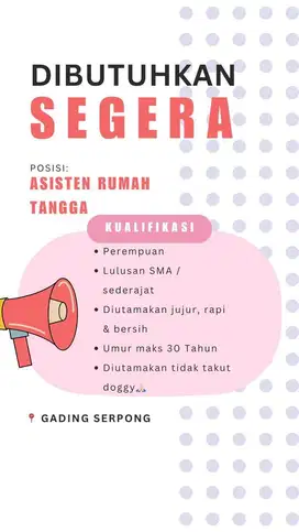 ASISTEN RUMAH TANGGA