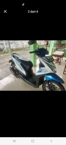 Beat f1 2015 warna pavorit biru putih