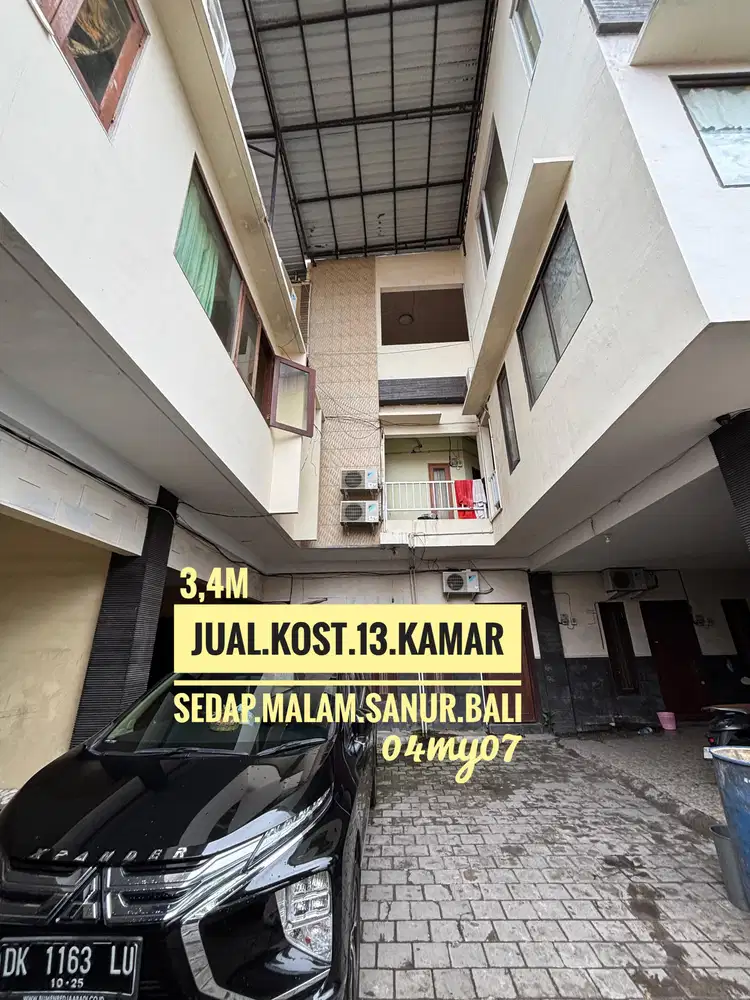 Jual kost 13 kamar cck investasi Sedap Malam sanur renon denpasar Bali