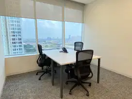 Sewa Kantor Unit Furnished 3 Pax di Kensington Tower Kelapa Gading