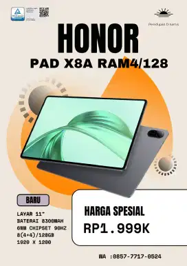 HONOR Pad X8a 4/128 Wifi Only