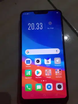 Oppo a3s, warna biru,