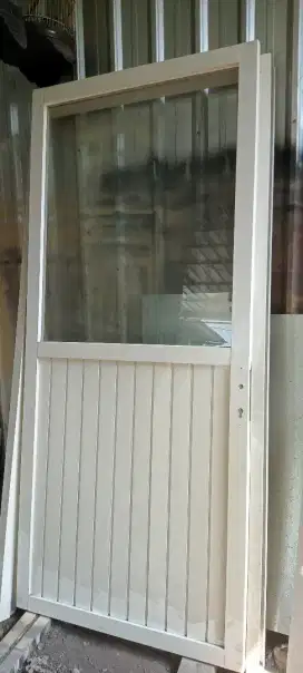 Pintu swing alminium +kaca