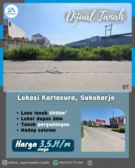 Tanah Pergudangan di Sukoharjo