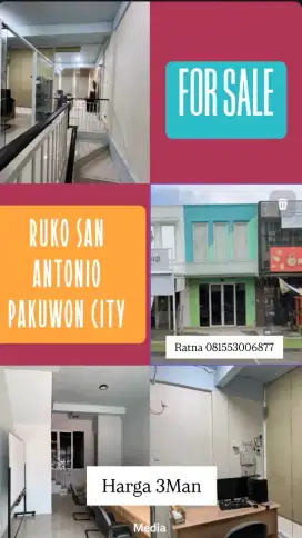 Dijual Cepat Ruko di San Antonio Pakuwon City