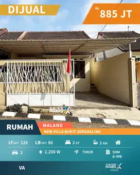 Rumah Siap Huni di Villa Bukit Sengkaling Dau Malang