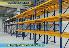 Rak Industri Mezzanine Space Kantor Pabrik Gudang Produksi