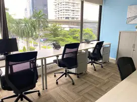 Sewa Kantor Unit Furnished untuk 2 Pax di WTC 5 Sudirman Dekat MRT