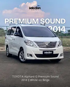 (FULL SPEK) Toyota Alphard G Premium Sound CBU 2014