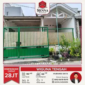 DISEWAKAN CEPAT BUTUH UANG RUMAH BAGUS SIAP HUNI WIGUNA TENGAH