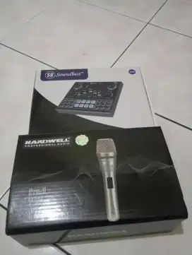 Mixer dan mic mulus normal