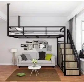 Mezanine Tempat Tidur Tingkat/ Custom