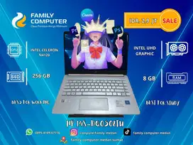HP 14S-DQ0508TU CELERON N4120|RAM 8GB|SSD 256GB|BACKLITE|LIKE NEW|GRNS