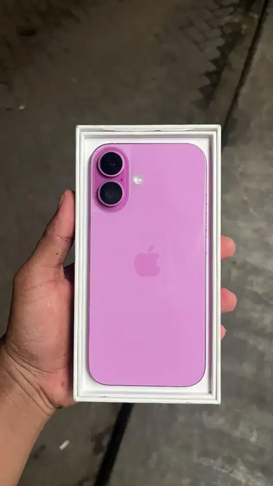 16 basic pink 128gb om garansi