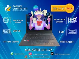 ACER ASPIRE A314 AMD ATHLON SILVER|RAM 8GB|RADEON 2GB|SSD 256GB|OKE