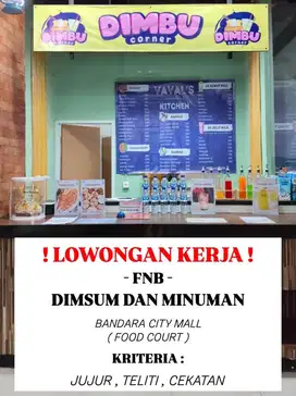 LOKER FNB TANGERANG