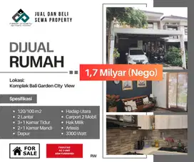 Rumah Dijual Cepat Di Komplek Bali Garden City View Awiligar