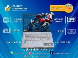 ACER ASPIRE 5 14INC FHD|Ci5-GEN 12|RAM 8GB|SSD 512GB|BACKLITE|GARANSI|