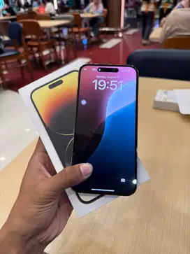iPhone 14 Pro Max 128 GB Gold ex Ibox Bekas Pemakaian Cewek Mulus