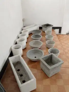 pot bunga minimalis