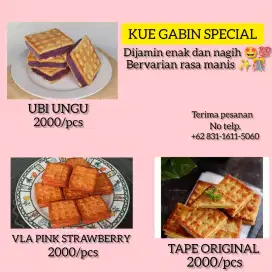 Kue gabin ubi dan tape