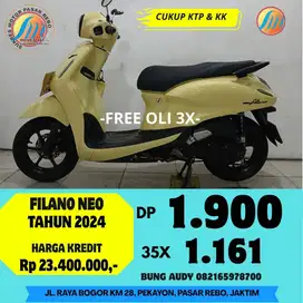 YAMAHA FILANO NEO TAHUN 2024 SIAP PAKAI, MESIN HALUS, BODI MULUS