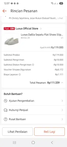 Sepatu wanita anti air