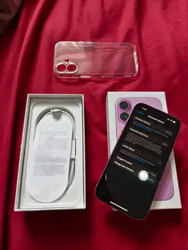 Iphone 16 128 Gb warna Pink All Operator Bh 100% Mulus Garansi On