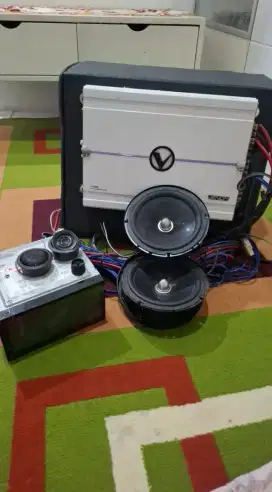 VENOM Speaker + Subwoover + Ampli + Head Unit (Nego)