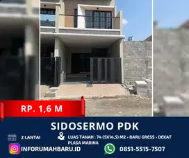 SIDOSERMO  PDK 1Man‼️Rumah Baru dekat Plasa Marina Akses A.Yani