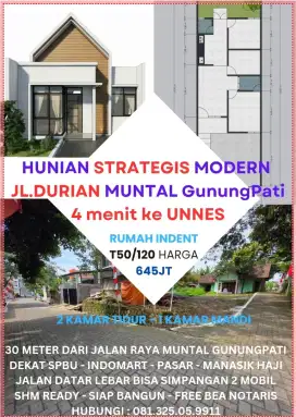 rumah siap bangun dekat UNNES