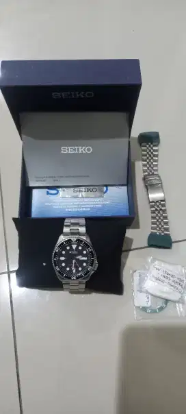 Seiko skx 007 bekas pakai pribadi tambahan kaca shapire cristal