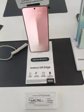 PROMO CICILAN SAMSUNG S25 EDGE BUNGA 0% FREE 2x CICILAN