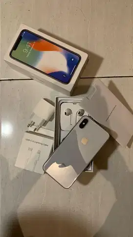 Iphone X 64gb Silver Kemenperin