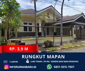 Rungkut Mapan Lebar 12 ‼️Jual Rumah Luas 311 m2 Baru Renovasi